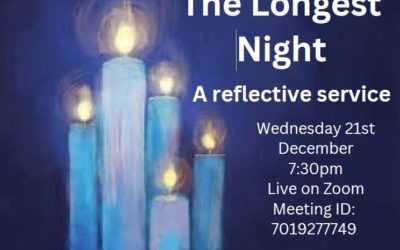 The ‘Longest Night’ – an online reflective service