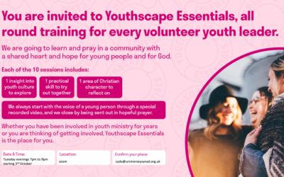 Youthscape Training Starting Soon!
