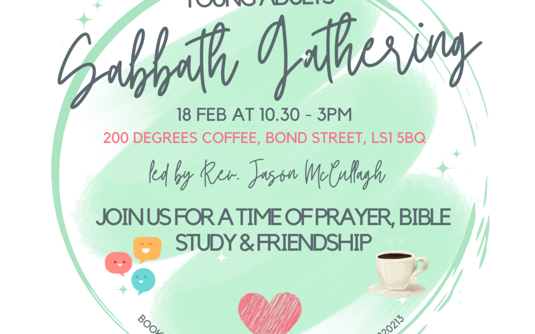 A Sabbath Gathering for Young Adults